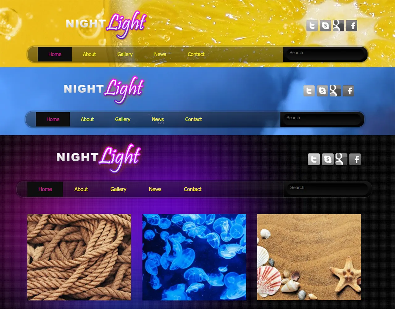 Bar / night club website templates and script